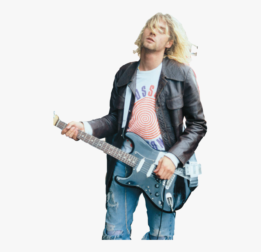#kurt #cobain #kurtcobain #nirvana #freetoedit - Kurt Cobain Stratocaster, HD Png Download, Free Download