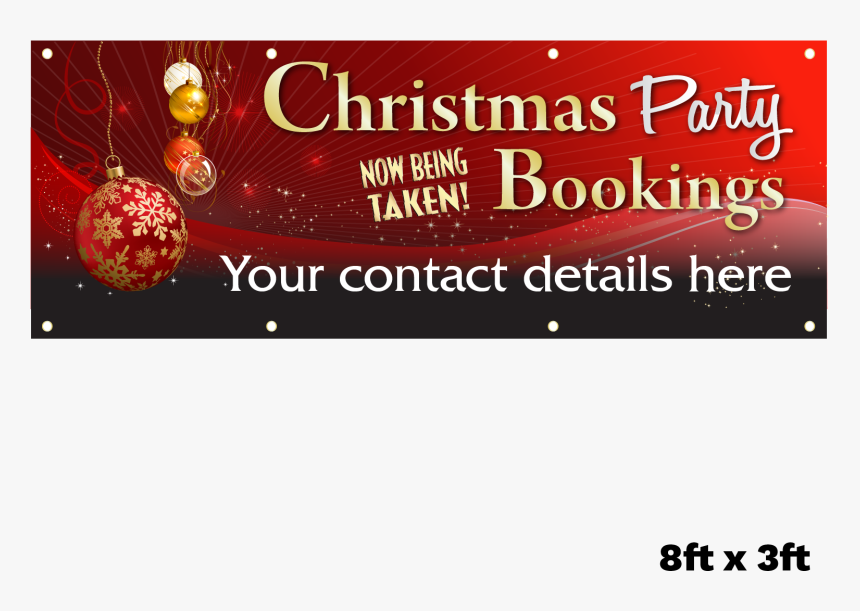 Personalised Christmas Party Bookings Now Being Taken - Flyer, HD Png Download, Free Download