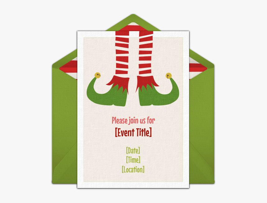 Free Save The Date Christmas Party Template, HD Png Download, Free Download