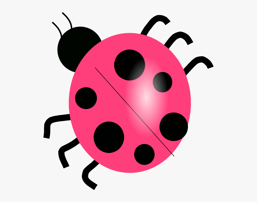 Bug Clipart Pink Lady - Clip Art Ladybug, HD Png Download, Free Download