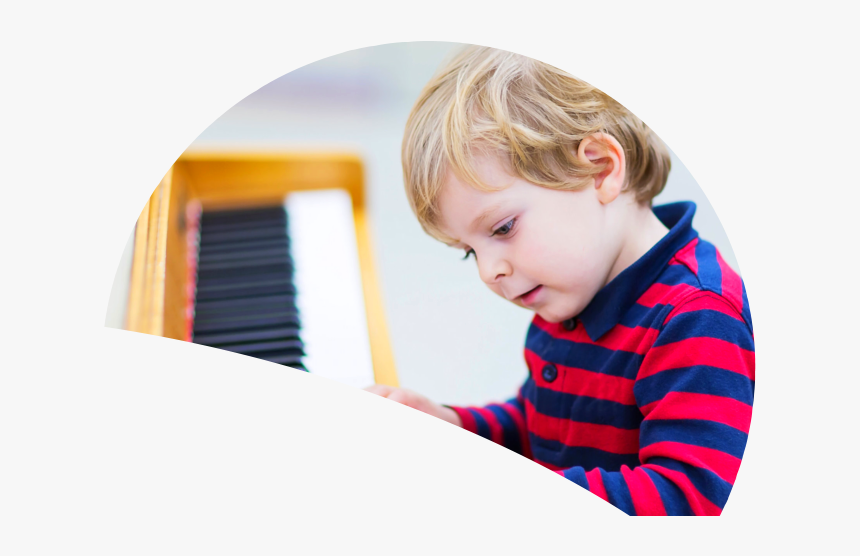 Little Boy Playing The Piano - Kids Playing Piano Png, Transparent Png, Free Download