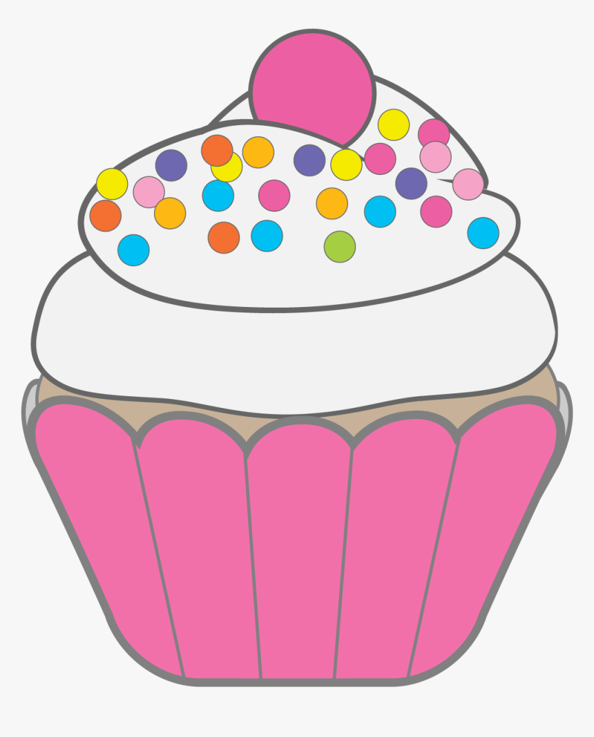Cupcake Clipart Black And White - Cupcake Clipart, HD Png Download, Free Download