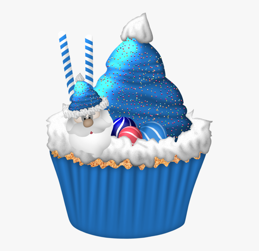 Transparent Cupcake Clipart - Christmas Cupcake Clipart, HD Png Download, Free Download