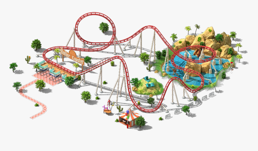 Roller Coaster Png, Transparent Png, Free Download