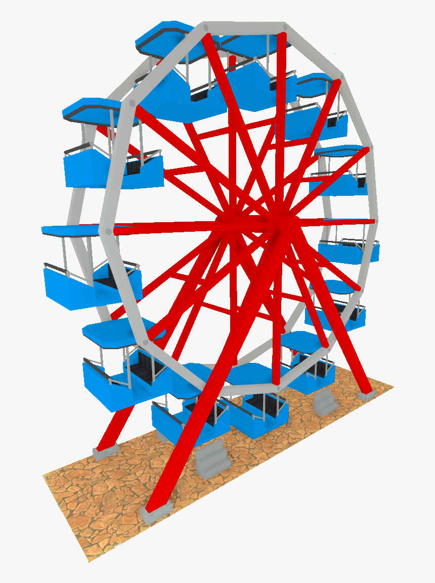 Rollercoaster Tycoon 2 , Png Download - Ferris Wheel, Transparent Png, Free Download