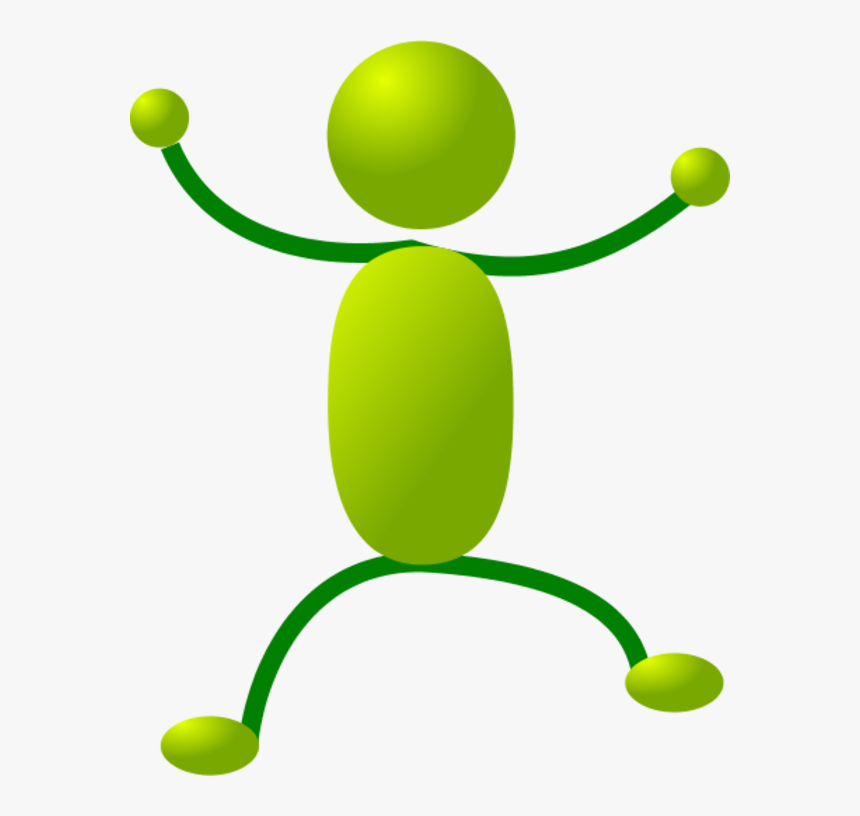 Name Large Stickman Waving And Happy 333 11584png Resolution - Stickman Color, Transparent Png, Free Download