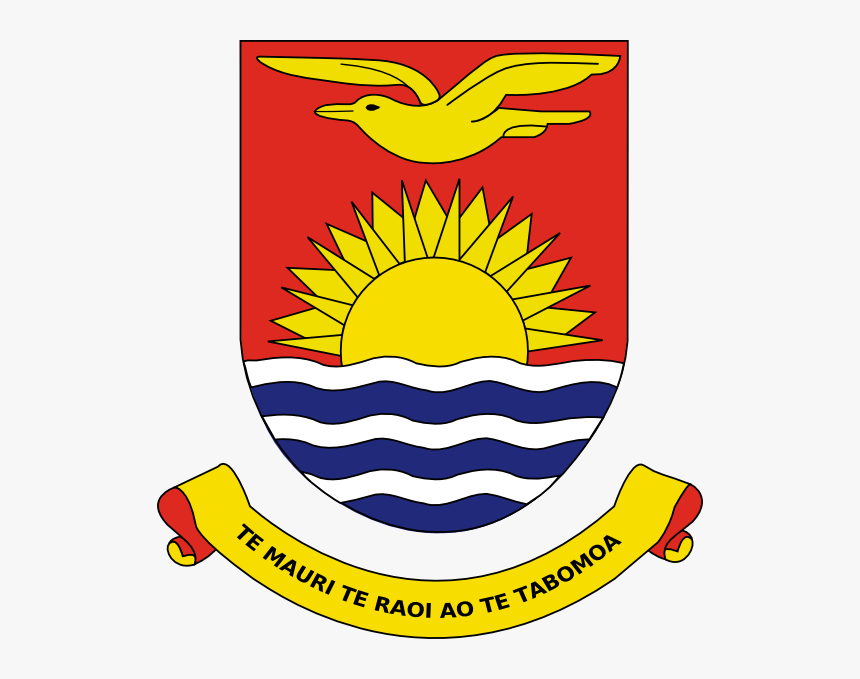 Bird Flying Sun Sea Svg Clip Arts - Kiribati Coat Of Arms, HD Png Download, Free Download