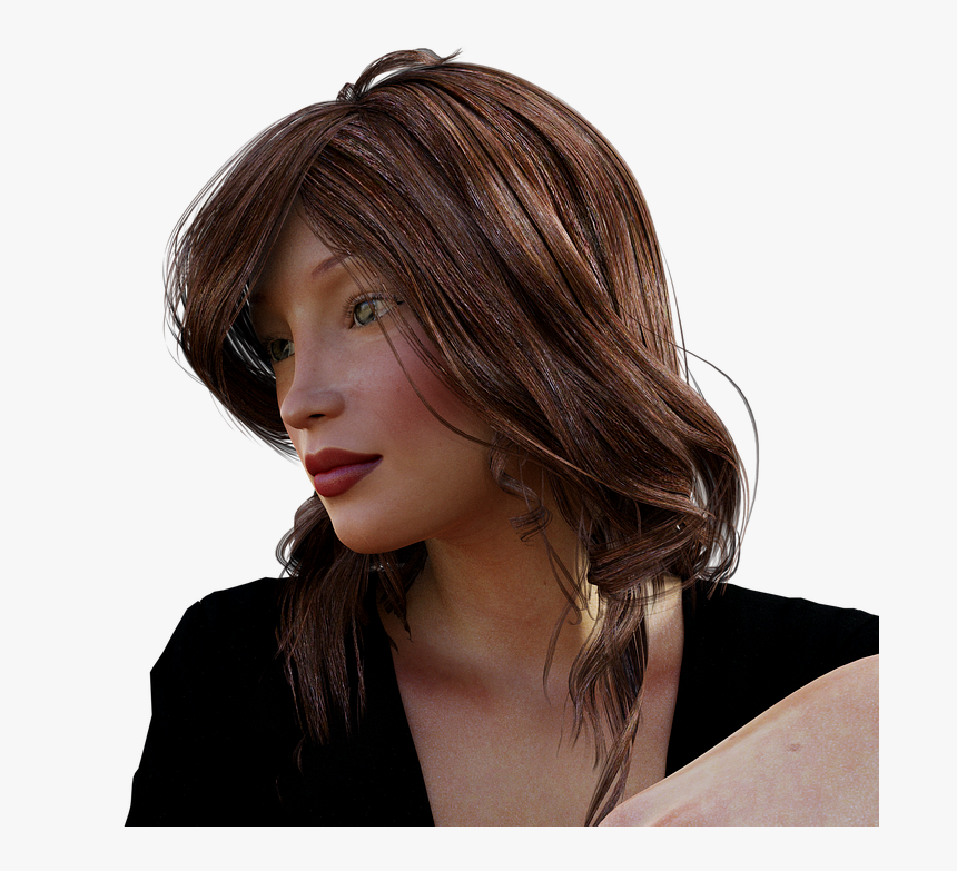 Transparent Model Face Png - Lace Wig, Png Download, Free Download