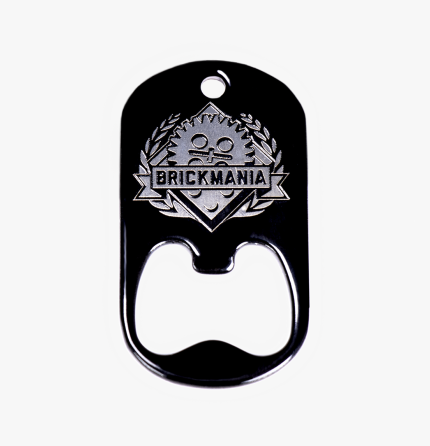 Dog Tag Bottle Opener With Brickmania Shield - Emblem, HD Png Download, Free Download