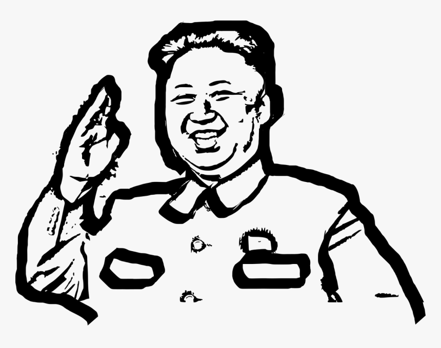 Outline Of Kim Jong Un, HD Png Download, Free Download