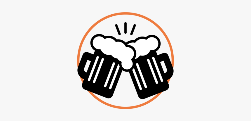 Icon Beers Ios Black Filled - Hand, HD Png Download, Free Download