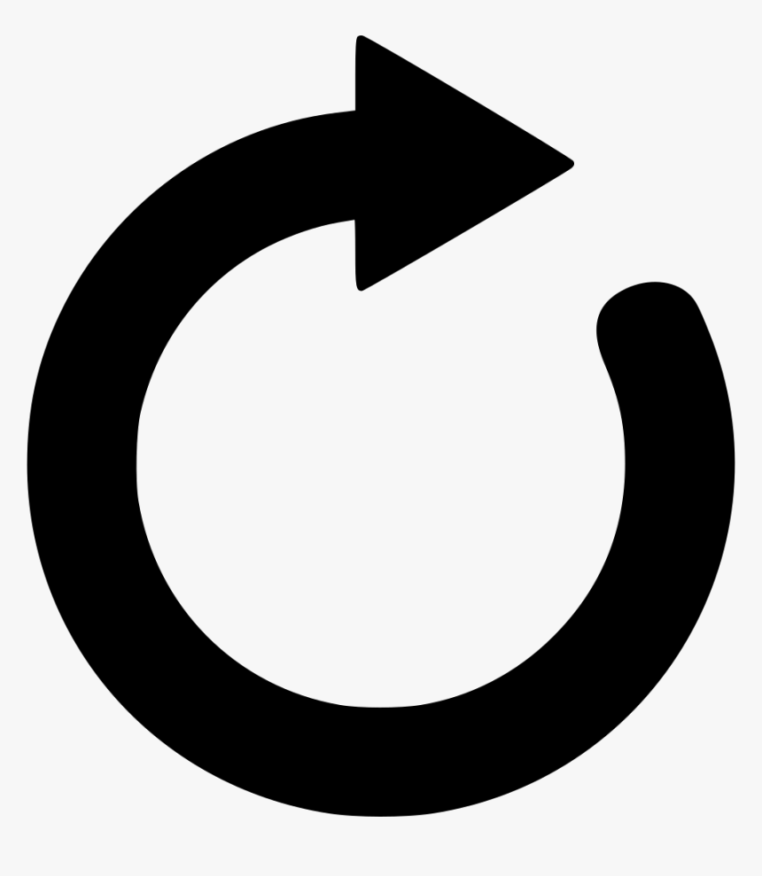 Circle Arrow Clockwise Comments - Shut Down Icon, HD Png Download, Free Download