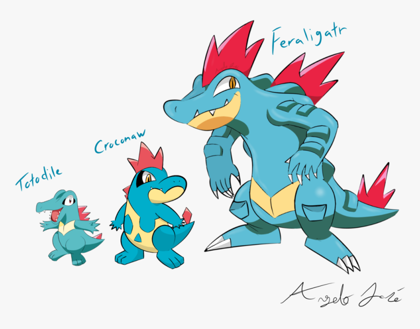 Totodile Cyndaquil, HD Png Download, Free Download