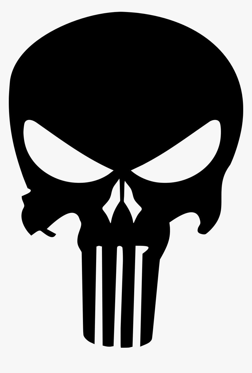 Punisher Car Decal - Punisher Skull Transparent, HD Png Download, Free Download
