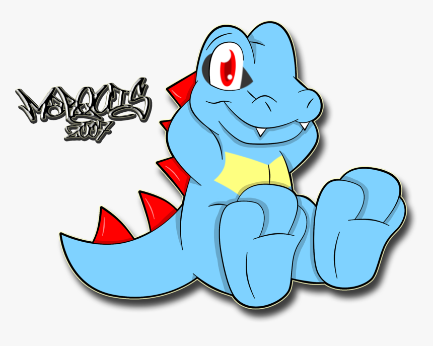 Totodile - Cartoon, HD Png Download, Free Download