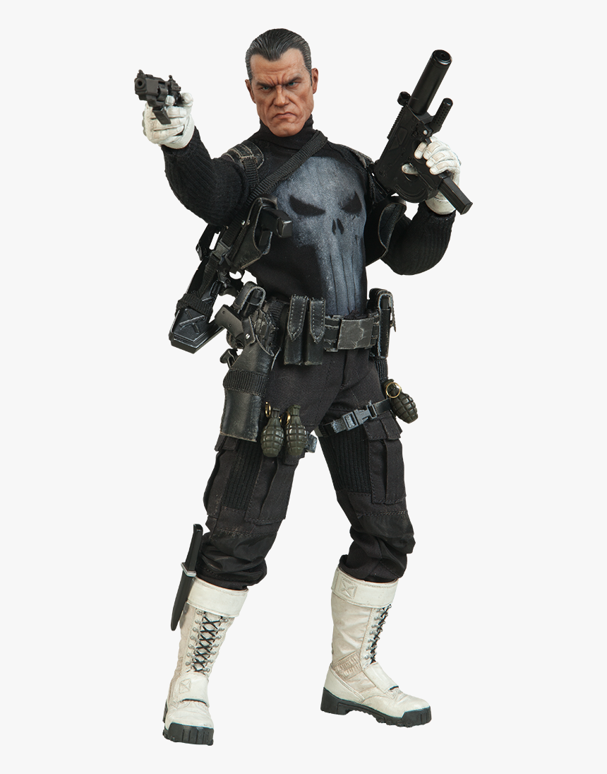 The Punisher 1/6th Scale Action Figure By Sideshow - Punisher Action Figure Png, Transparent Png, Free Download