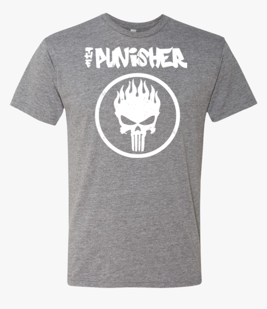 The Punisher Men"s Triblend T-shirt - Punisher Skull, HD Png Download, Free Download