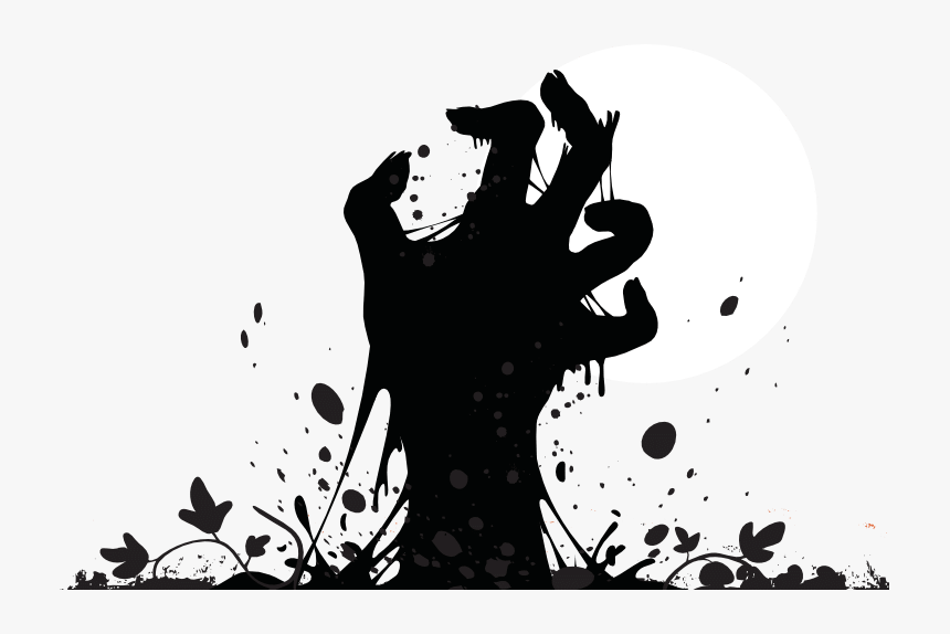 Zombie Silhouette, HD Png Download, Free Download