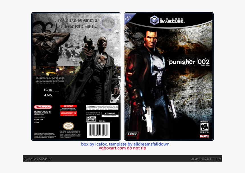 The Punisher 2 Box Art Cover - Punisher Video Game Figure, HD Png Download, Free Download