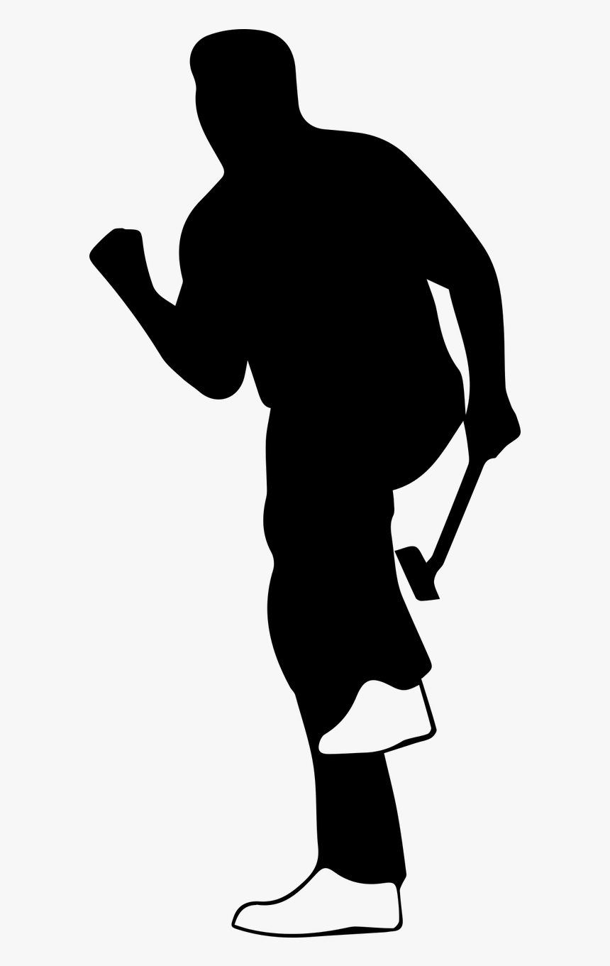 Silhouette Of Golfer Transparent Png, Png Download, Free Download