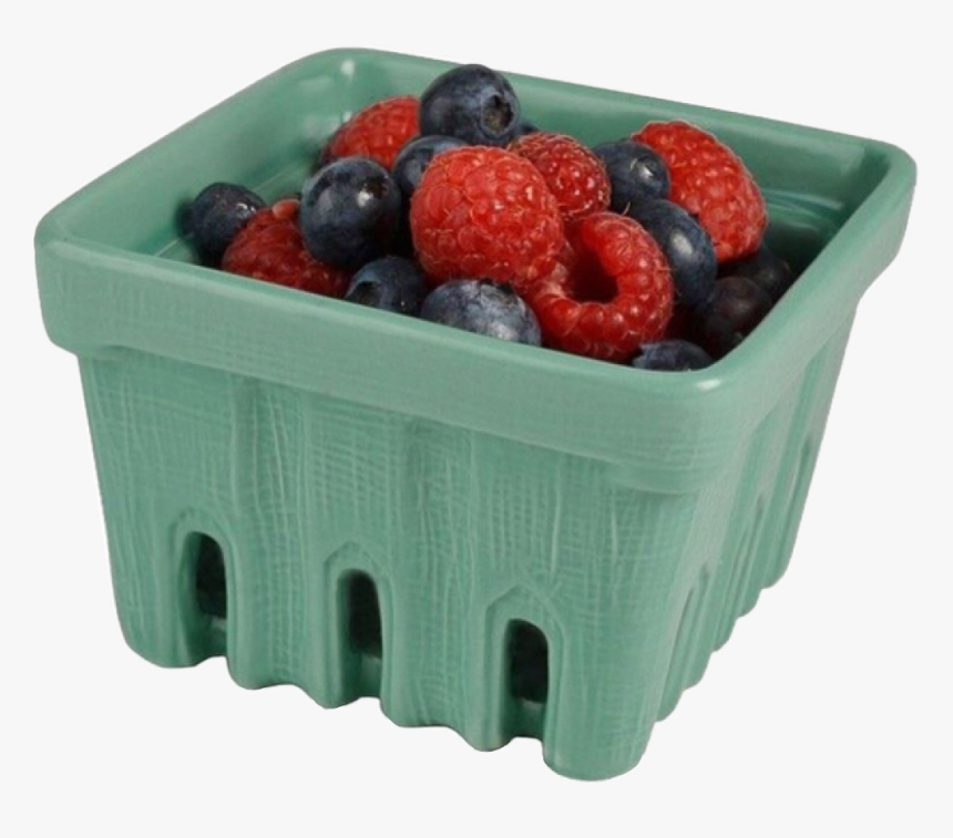 #filler #png #berries #food #freetoedit - Ceramic Berry Basket, Transparent Png, Free Download