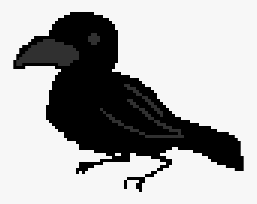 Silhouette , Png Download - Raven Pixel Art, Transparent Png, Free Download