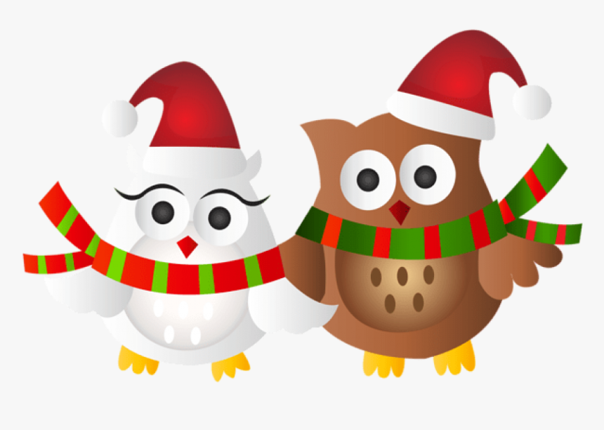 Free Candy Clipart - Transparent Christmas Owl Clipart, HD Png Download, Free Download