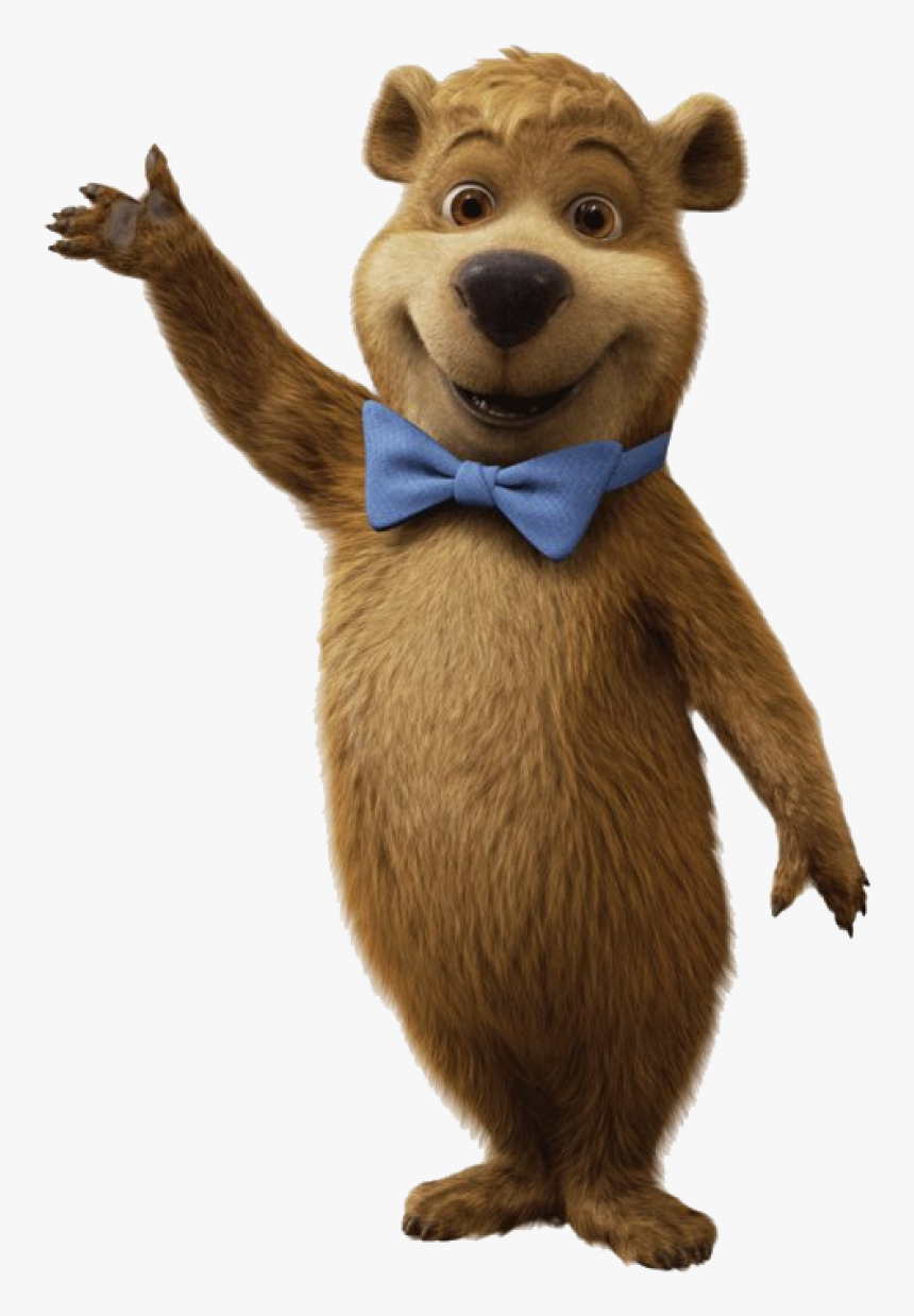 Yogi Bear Waving Png Image - Boo Boo Yogi Bear Movie, Transparent Png, Free Download