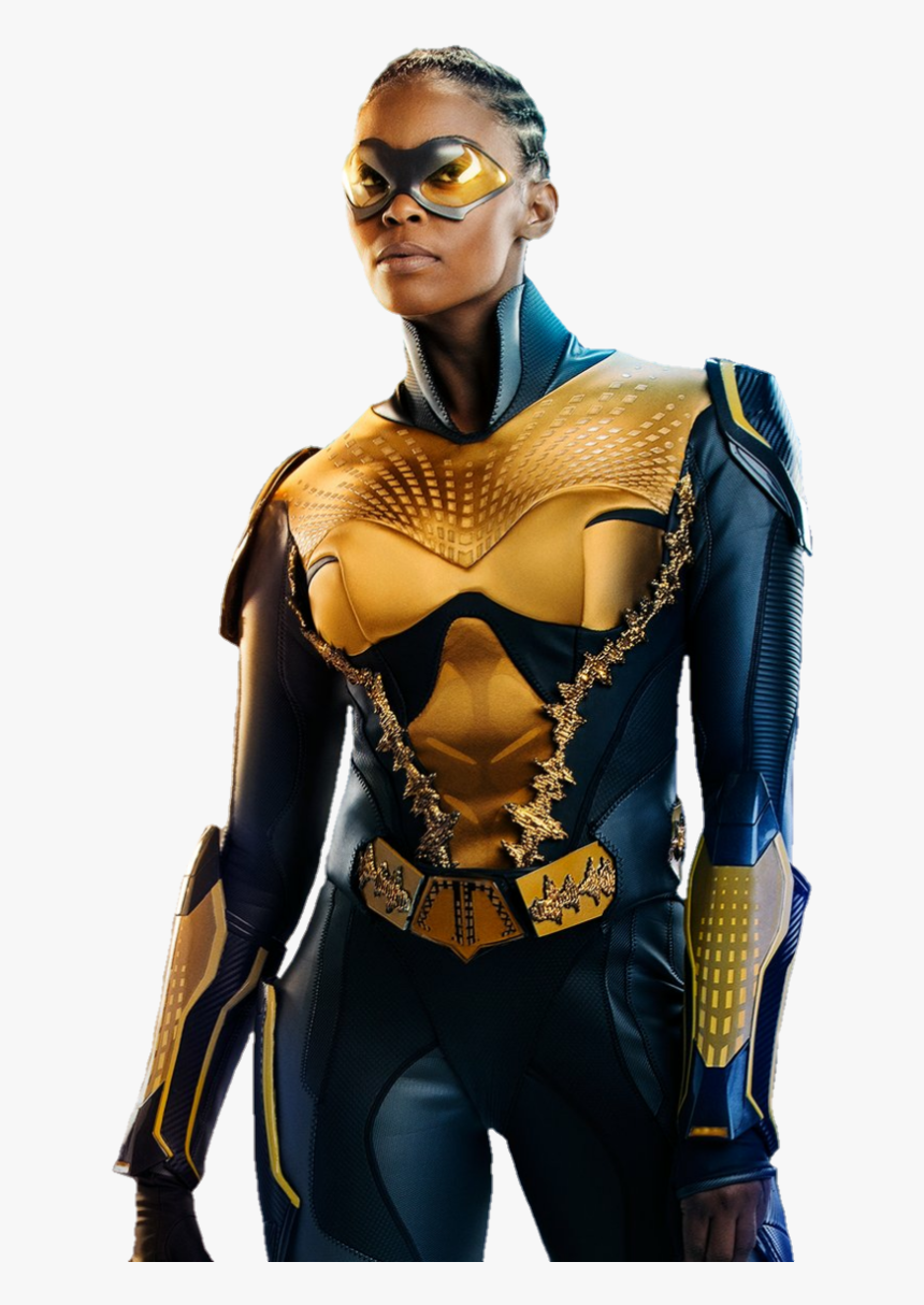 Black Lightning Png - Black Lightning Thunder Costume, Transparent Png, Free Download