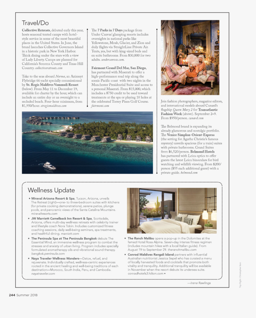 Naya Traveler Luxury Magazine Summer 2018 - Brochure, HD Png Download, Free Download