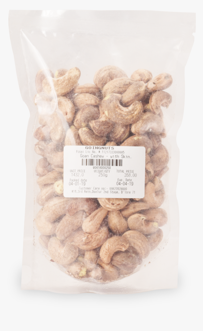 Goan Cashew Nuts With Skin - Cashew, HD Png Download, Free Download
