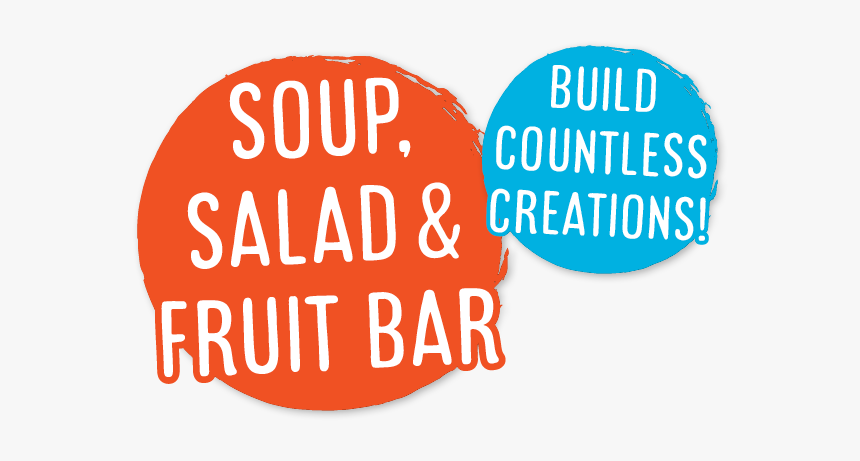 Soup, Salad, & Fruit Bar - Graphic Design, HD Png Download, Free Download