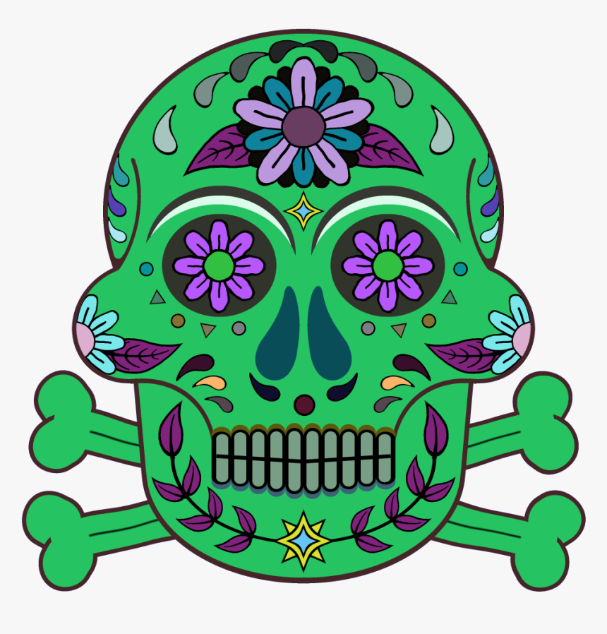 Day Of The Dead 1000 X 1000 Png Transparent - Day Of The Dead, Png Download, Free Download