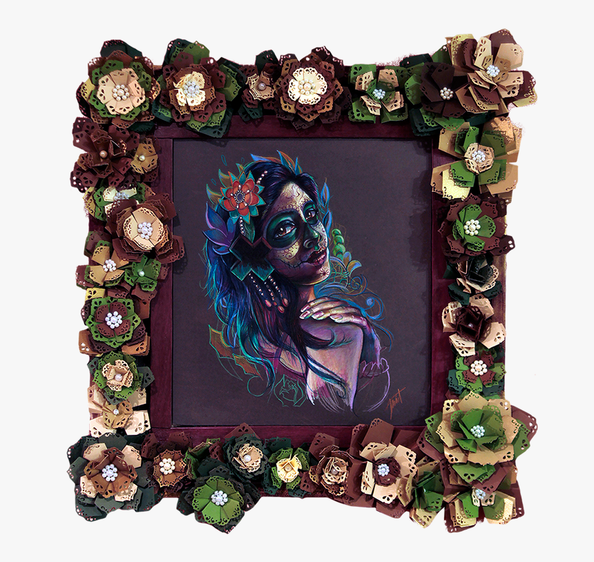 Day Of The Dead Picture Frames Png, Transparent Png, Free Download