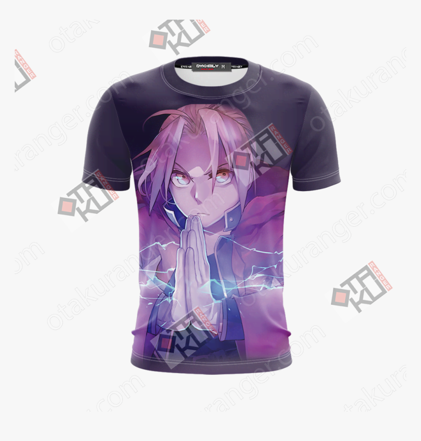 Edward Elric 3d T-shirt - Hoodie, HD Png Download, Free Download