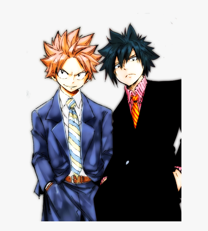 Fairy Tail Natsu Dragneel And Natsu Image Fairy Tail ナツ グレイ Hd Png Download Kindpng