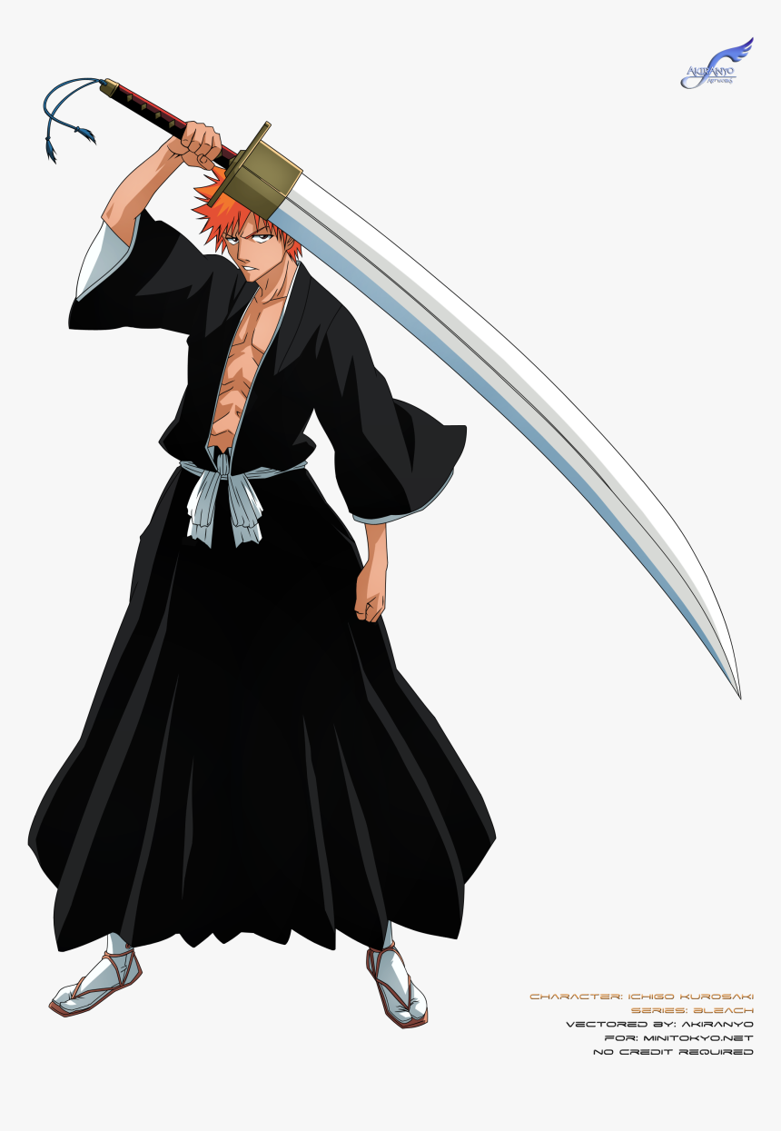 No Caption Provided - Ichigo Kurosaki First Zanpakuto, HD Png Download, Free Download