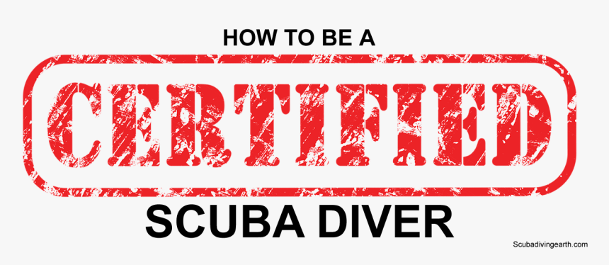 How Do You Get Certified To Scuba Dive - Graphic Design, HD Png Download, Free Download
