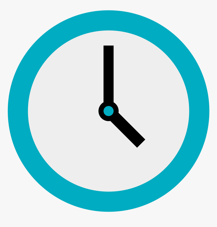 Flat Clock Icon Png - Down Steal This Album, Transparent Png, Free Download