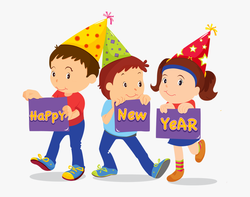 Clipart Hat New Years Eve - New Years Kids, HD Png Download, Free Download