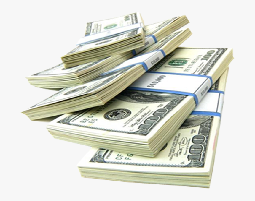 Money Investment Finance Funding Payment - 100 Dollar Bill Stack Transparent, HD Png Download, Free Download