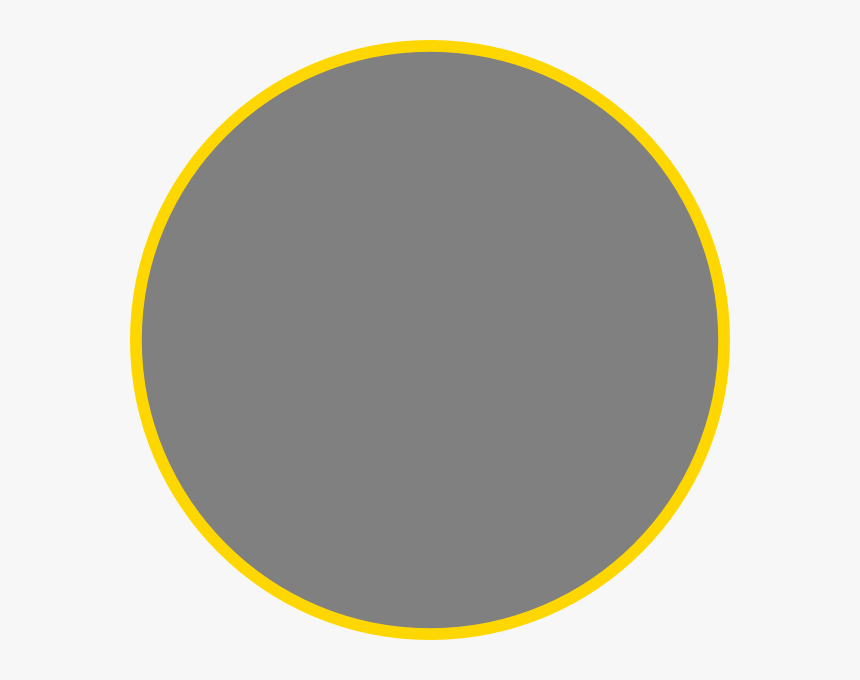 Gray Circle Svg Clip Arts - Circle, HD Png Download, Free Download