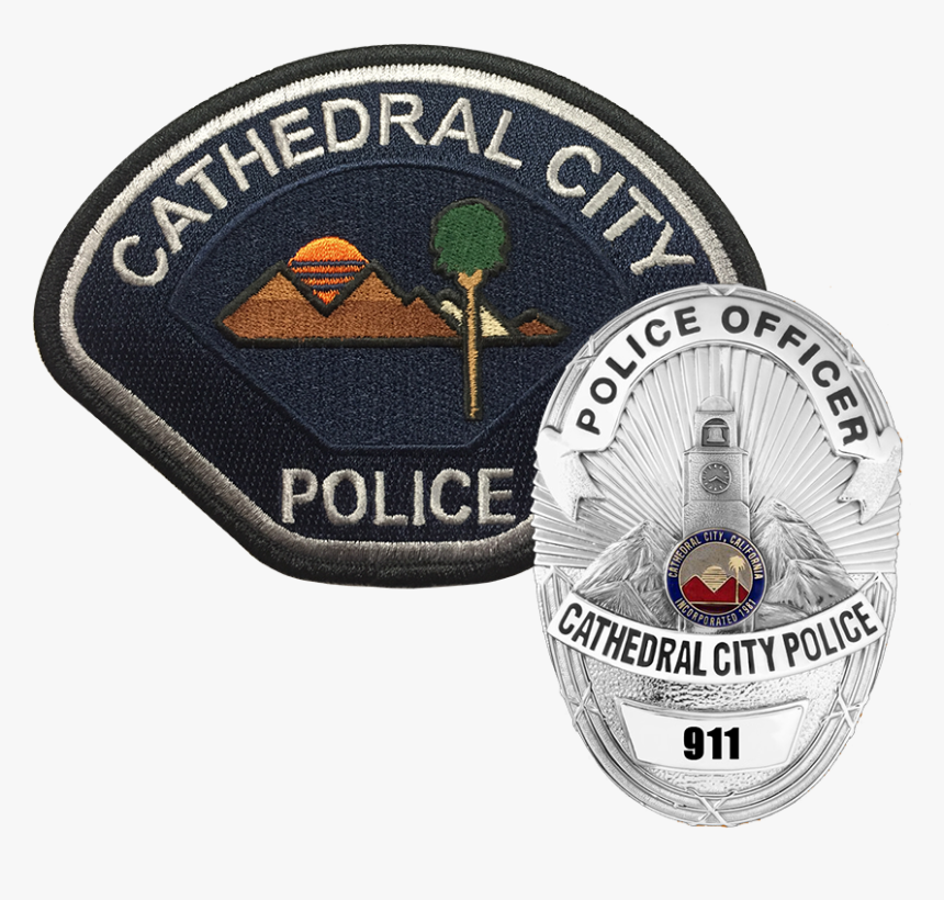 Badge And Patch - Cathedral City Police Patch, HD Png Download, Free Download