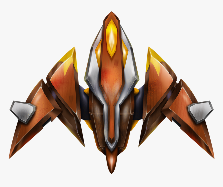 Enemy Spaceship Png , Png Download - Sprite Png Space Shooter, Transparent Png, Free Download