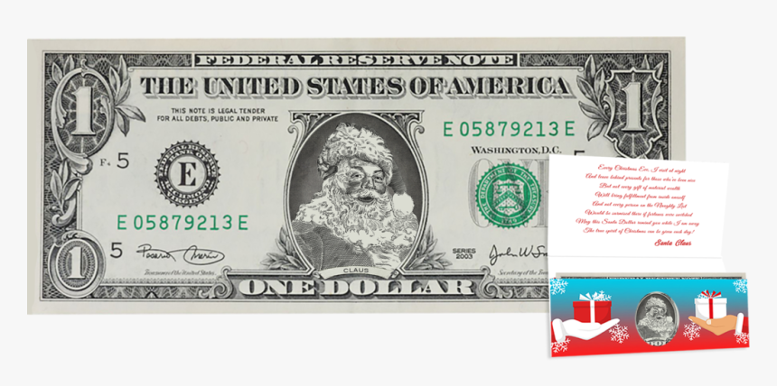 Transparent Dollar Bill Png - 1 Dollar Bill, Png Download, Free Download