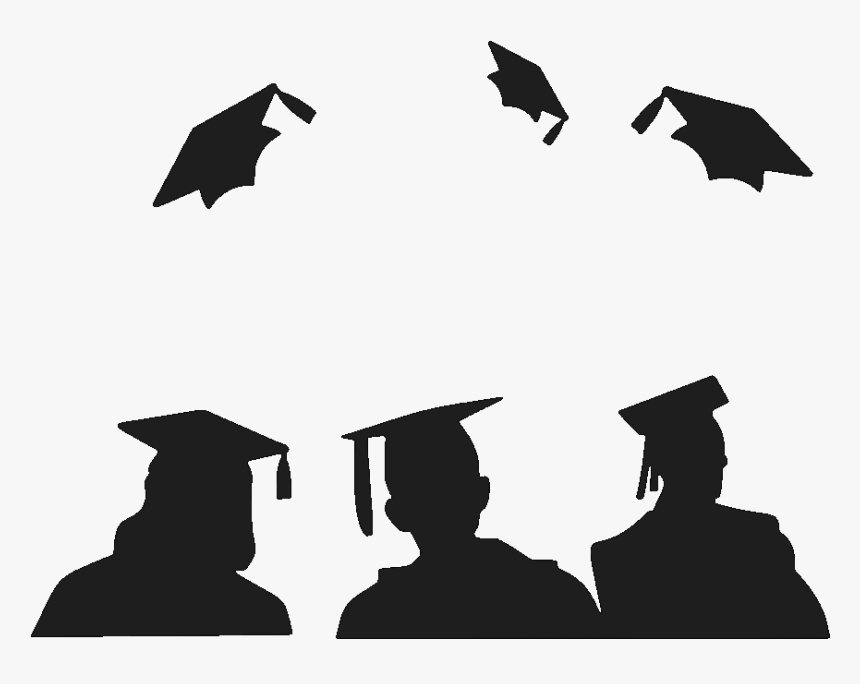 28 Collection Of Graduation Clipart No Background - Graduation Black And White, HD Png Download, Free Download