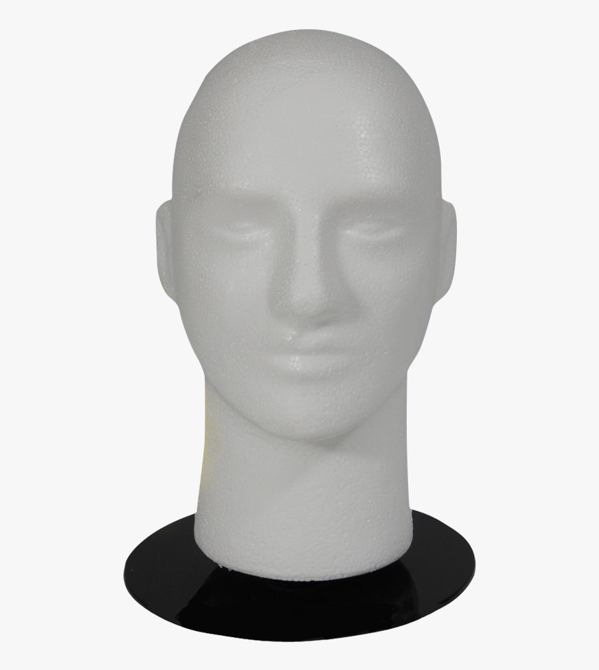 Mannequin Styrofoam Head Chin - Head Mannequin Png, Transparent Png, Free Download
