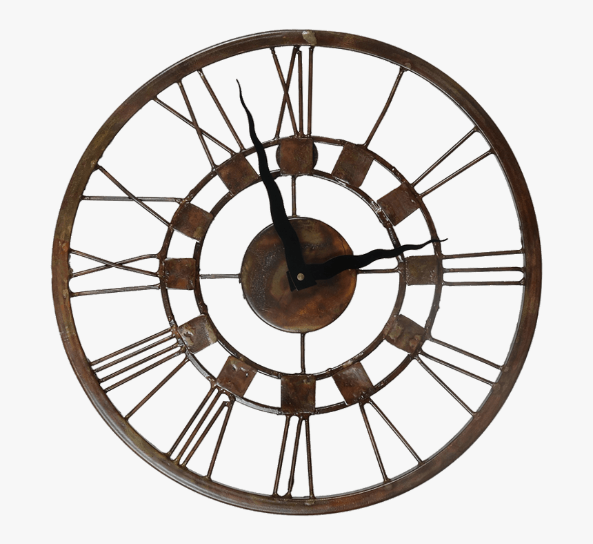 Gold Skeleton Wall Clock, HD Png Download, Free Download