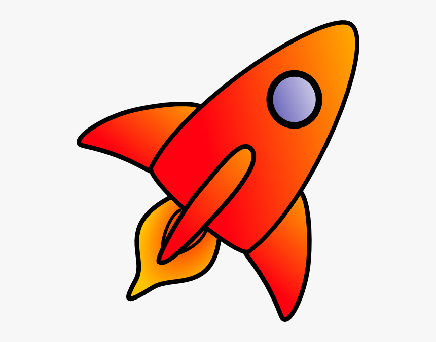 Cartoon Rocket Clip Art - Medio De Transporte Aereo, HD Png Download, Free Download