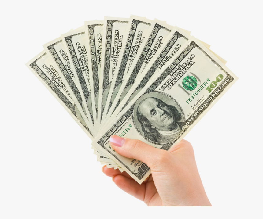 Are You Ready To Save Money - Hand Holding Money Png, Transparent Png, Free Download